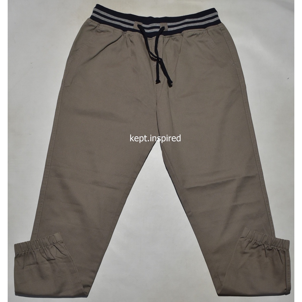 Celana Panjang Jogger DETAILS Pria Abu Slimfit DKE 09 ORIGINAL