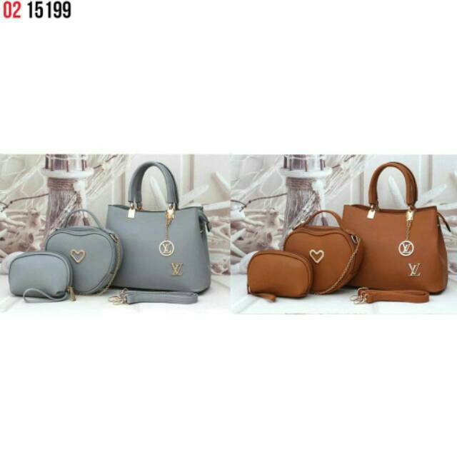 Tas Lv Set 3 In 1 Love
Kode : 15199