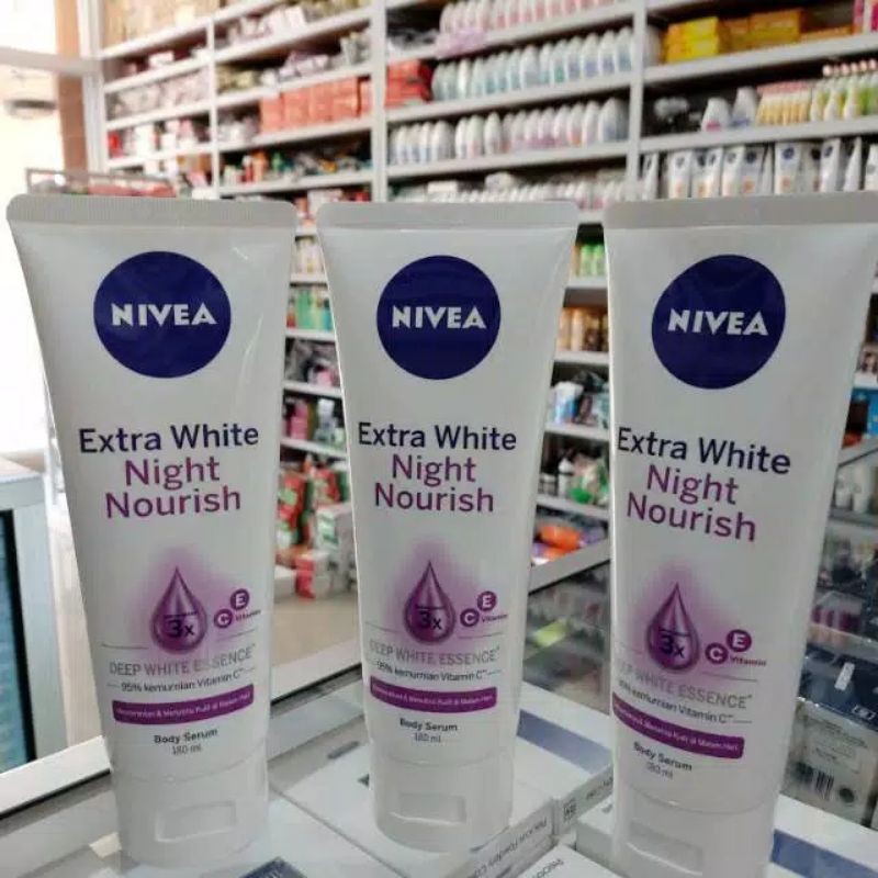 Nivea body serum night nourish