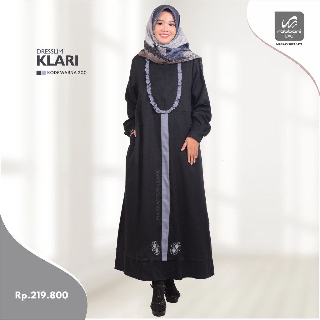 GAMIS WANITA MURAH EXO KLARI RABBANI ORI