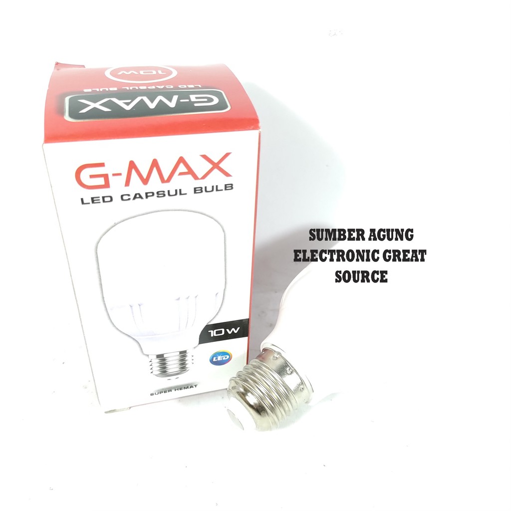 Lampu GMAX 10W LED Kapsul Capsule 10 Watt Capsul Bulb Terang Awet