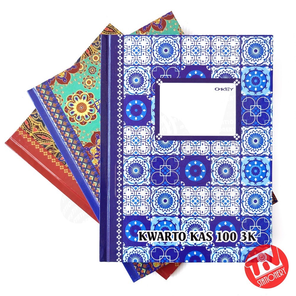 

Buku Kas Hardcover 3 Kolom Kwarto 100 Lembar K3 (Debit Kredit Saldo)
