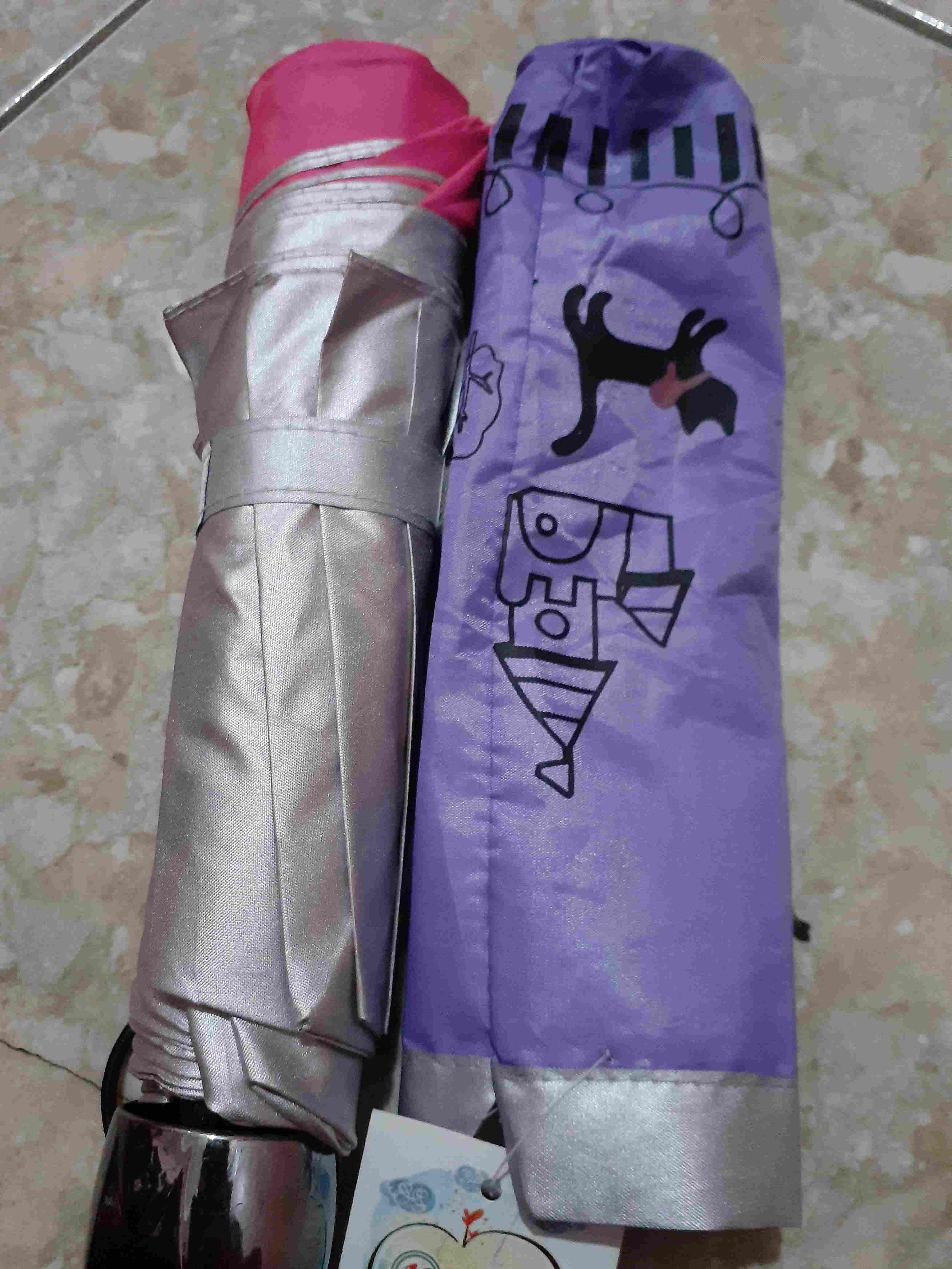 Payung Lipat 3 Motif Paris Dan Kucing Nf 384