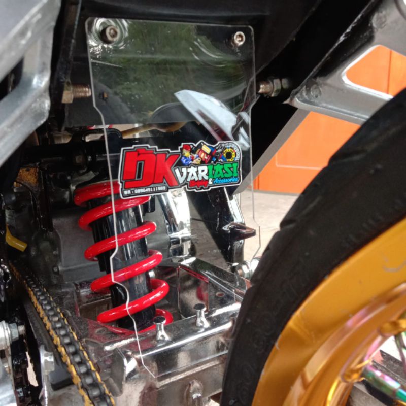 mika akrilik pelindung shock all vixion