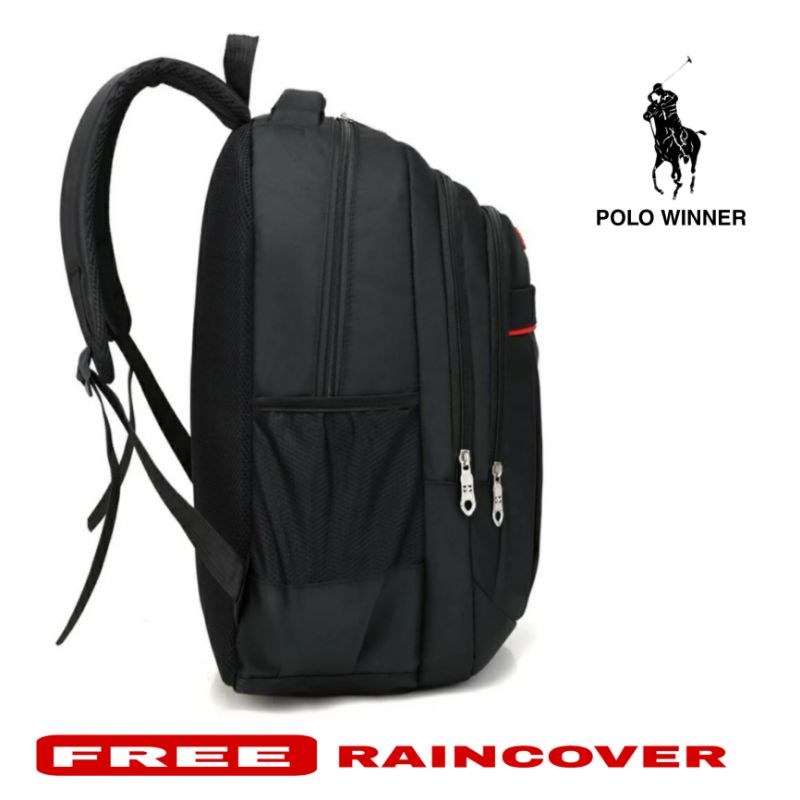 Tas Polo Pria Backpack Pria Tas Laptop Tas Sekolah Tas Kuliah Tas Punggung Pria Polo Winner 1325