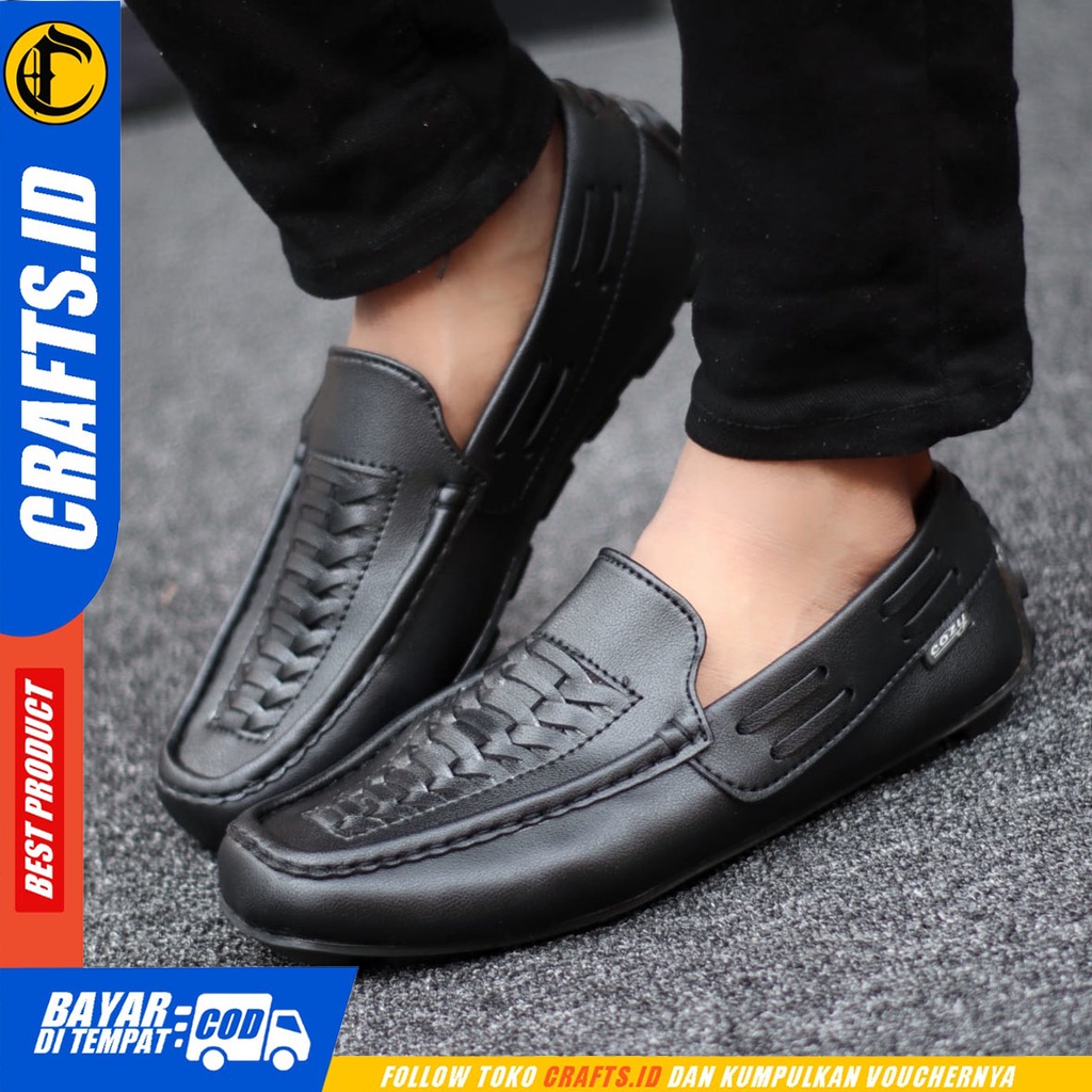 CRAFTS houston - Sepatu Pantopel Formal Kerja Slop Pria