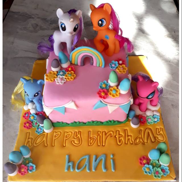 

My litlle pony cake || kue ulang tahun kuda pony