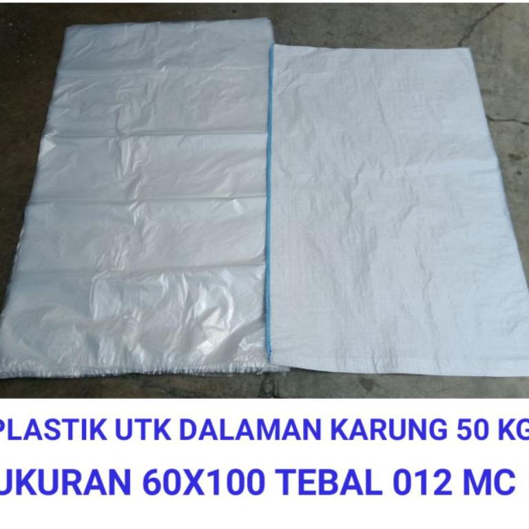 [KODE WH89L] Inner (PLASTIK DALAMAN) karung 50 kg / karung 56 x 90 isi 100 lembar