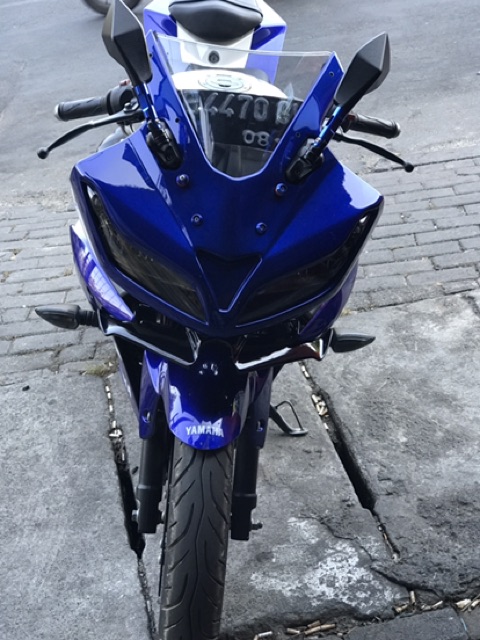 cover lampu depan yamaha R15 V2 bahan plastik