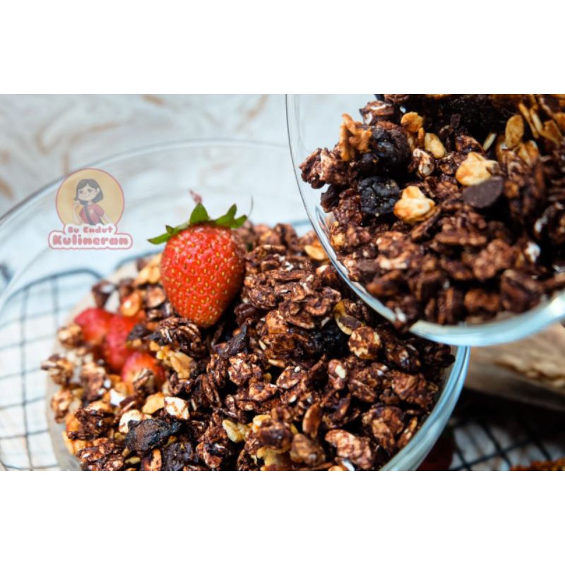 

GRANOLA Diet Sugar FREE, Sereal/Cereal Sehat tanpa gula, oil/butter/margarin, rendah kalori