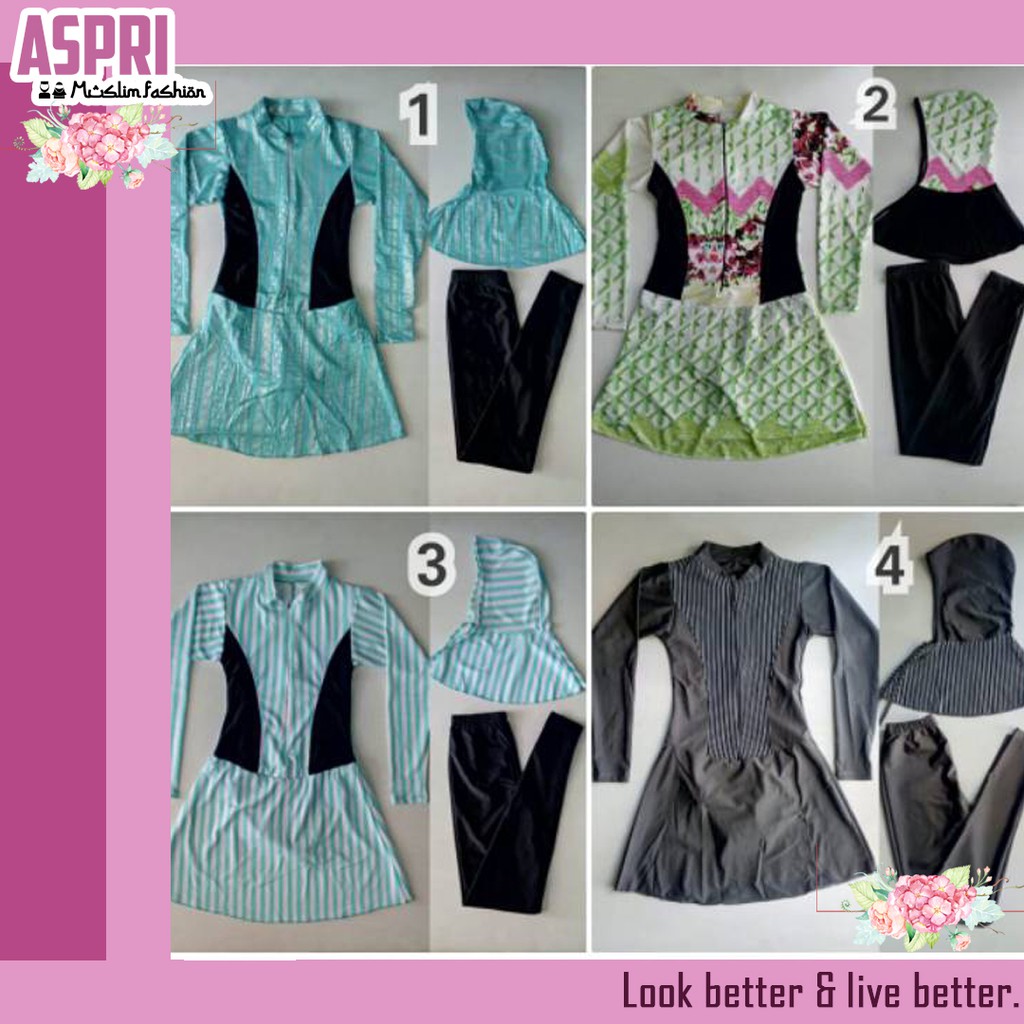 Baju Renang Muslimah Dewasa Cantik