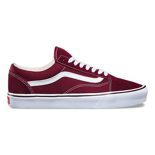 vans old skool merah maroon original