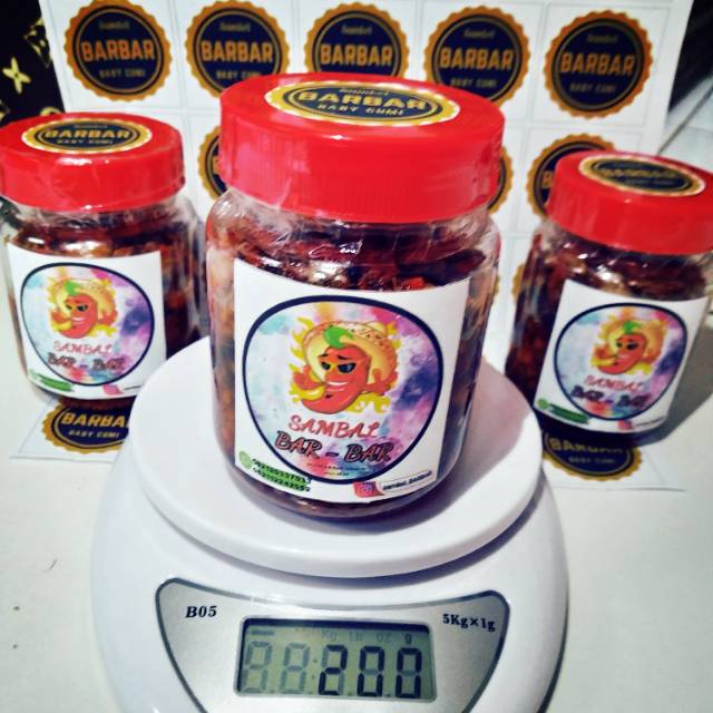 

Sambel_BARBAR Varian Rasa Baby Cumi,Tongkol Suwir,Jengkol,Teri Kacang, 200gr