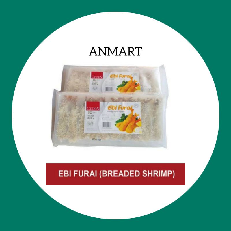 

230gr Ebi Furai Cedea (isi 10) | Frozen Food | Sayur Online | ANMART