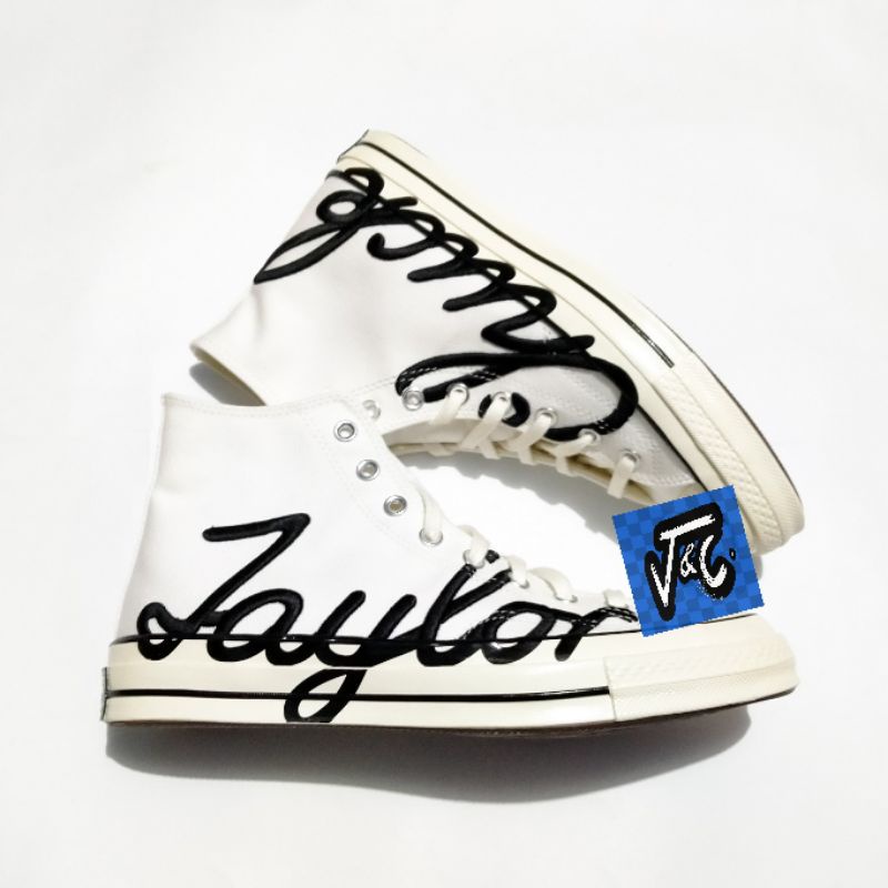 Sepatu Converse Chuck 70 70s Wordmark Signature Chuck Taylor Hi Murah