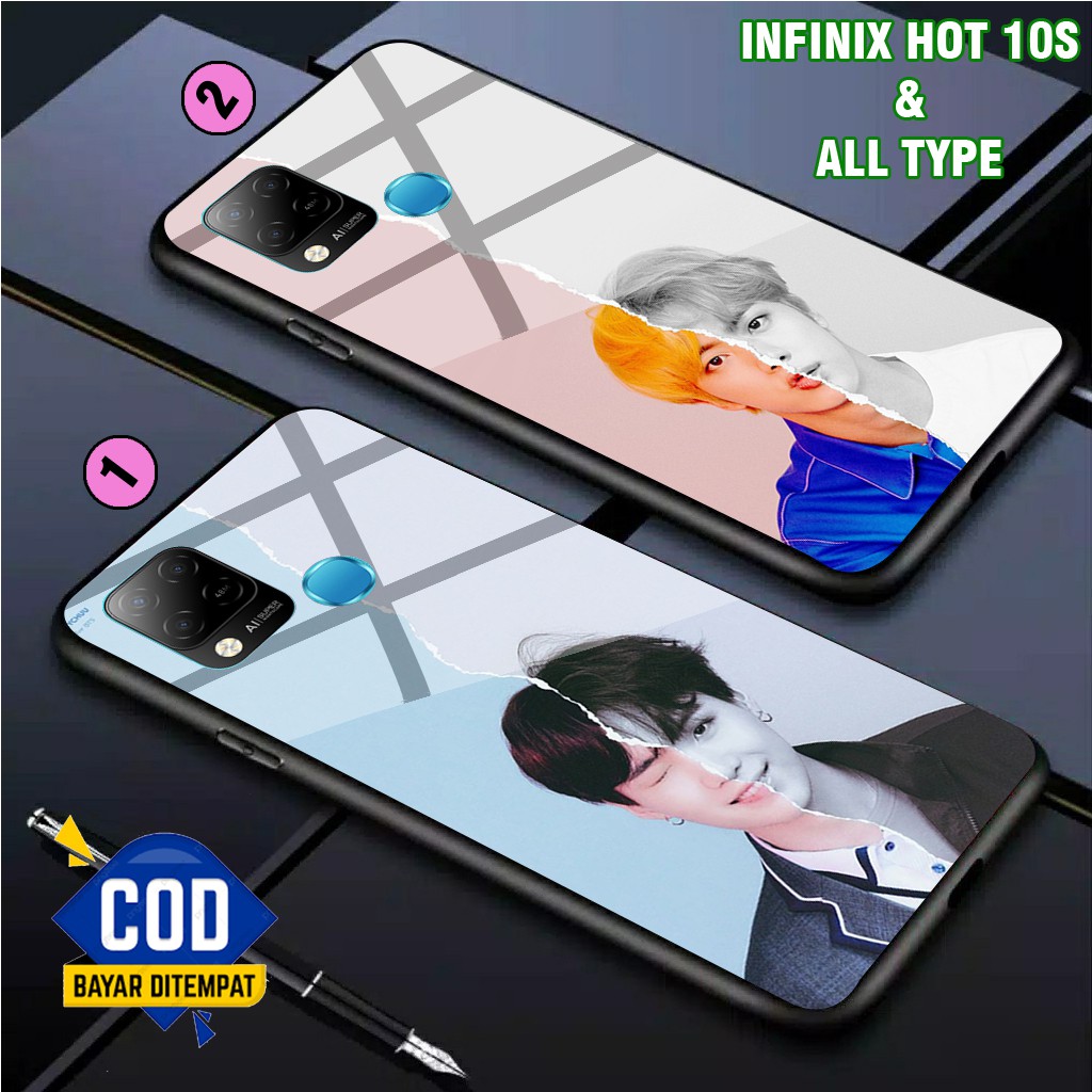 S25 - CASE GLOSSY BTS/NCT FOR INFINIX HOT 10S/INFINIX NOTE 8/SMART 5/SMART 7/HOT 20I/HOT 30I/NOTE 30