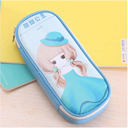 

Buruan Beli] Tempat Pensil Jumbo Kartun Cewek Cantik / Tempat Alat Tulis Besar - Biru Tua