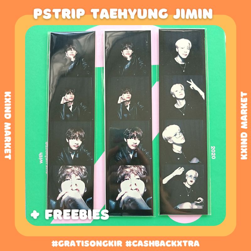 Photostrip Taehyung Jimin Album Butter / PS butter / v Tae pob butter / album BTS butter tear