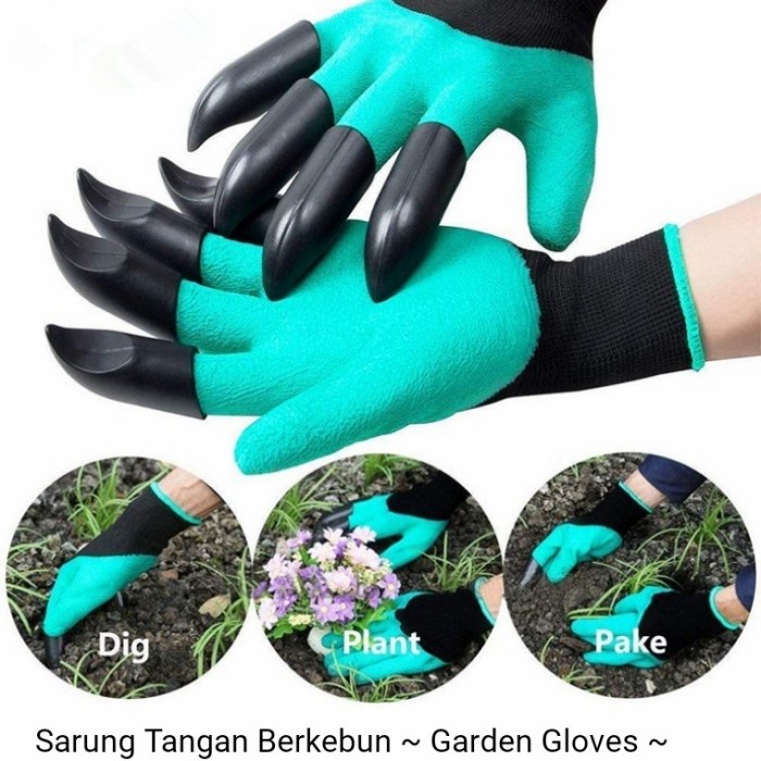 Set Sarung Tangan Kaos Tangan Petani Berkebun Bertani