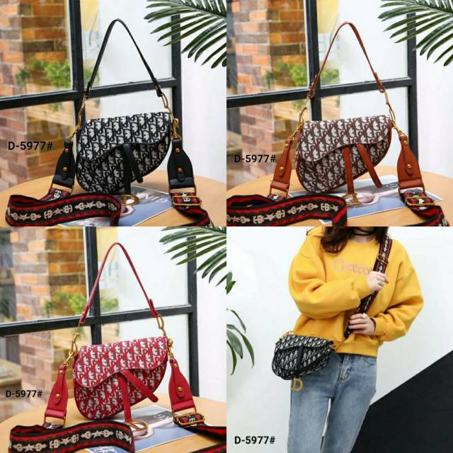 Dior Saddle Mini 5977 Canvas