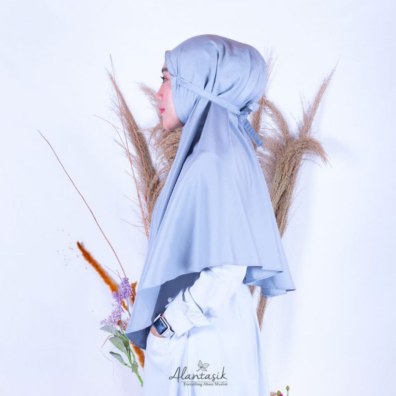 BERGO Maryam  JILBAB Jumbo Silky L BERGO size L./HIJAB SPORT/bergo intant/kerudung olah raga/bergo terlaris.