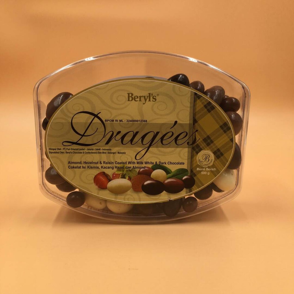 

COKLAT BERYLS BERYL'S DRAGEES MIXED CHOCOLATE 500GRAM