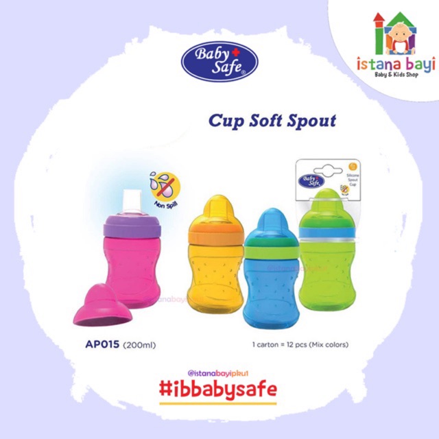 Baby Safe Cup Soft Spout / Tempat Minum Anak AP015 - Training Cup