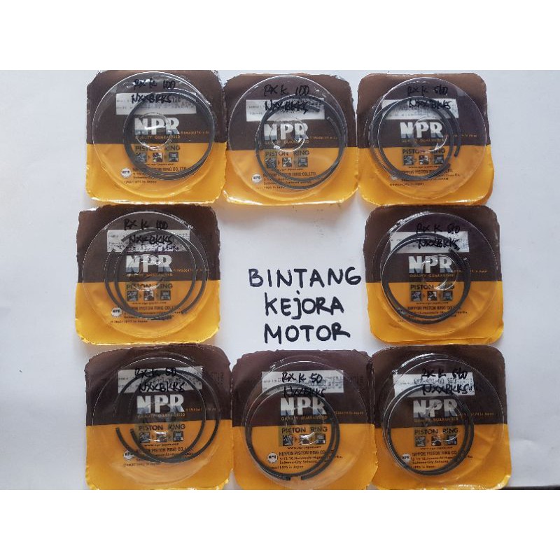 Ring seher ring piston piston ring RX KING oversize standar 50 100 150 200 250 300 NPP NPR