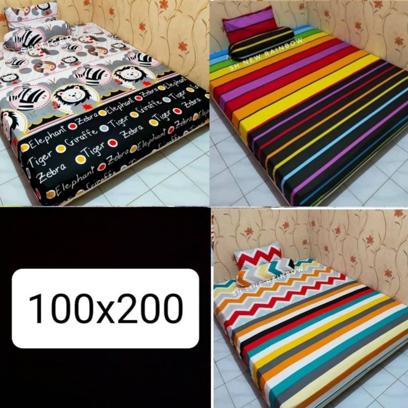 URUNGKASUR SPREI RESLETING ( SARUNG KASUR BUSA/SPRINGBED ) 100*200*15 - 100*200*20