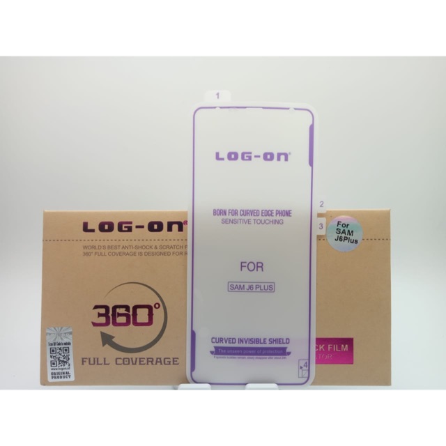 ANTISHOCK LOG ON SAMSUNG J6+ J6 PLUS SCREEN PROTECTOR - ANTI GORES JELLY