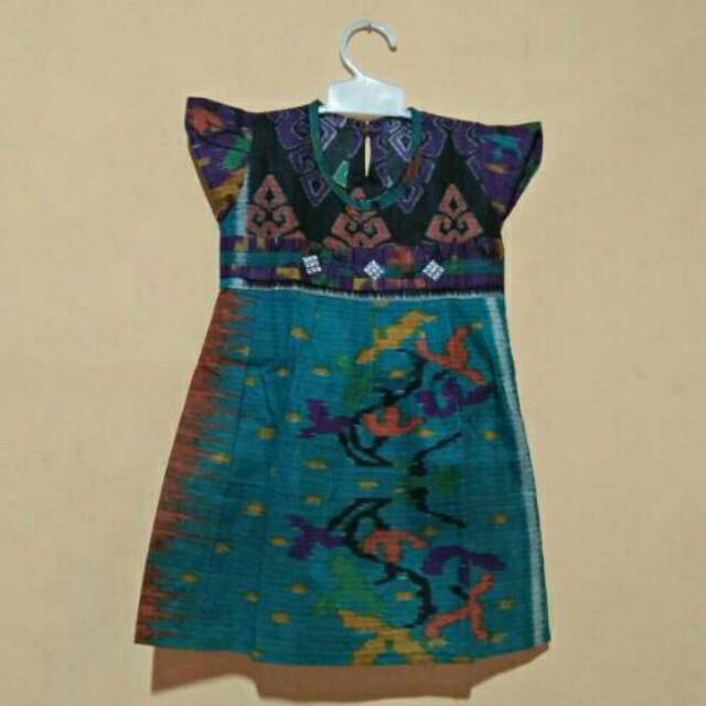 Baju batik anak perempuan umur nol sd 1,5th (dress anak)