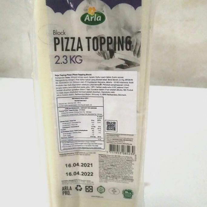 

Arla Keju Mozzarella Block 2.3 Kg / Mozarella Cheese Toping Pizza