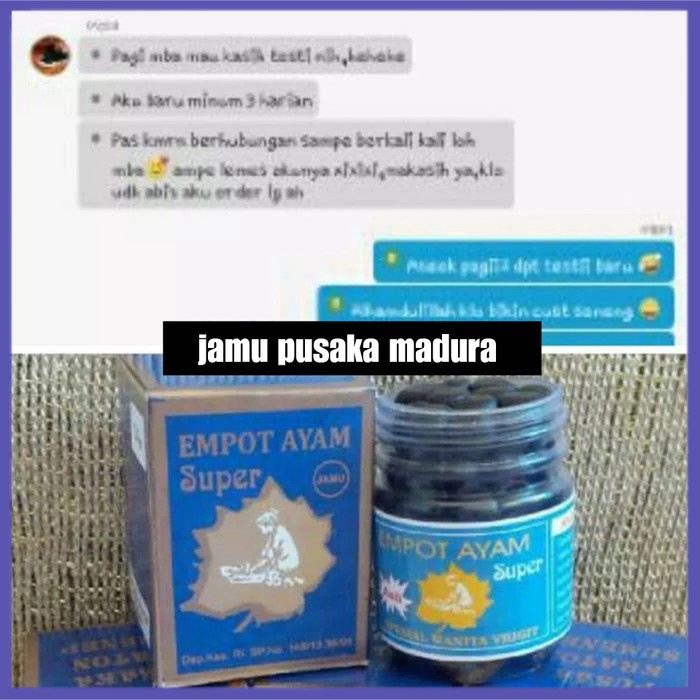 

✔ COD ✔ JAMU EMPOT AYAM SUPER 100% ORI