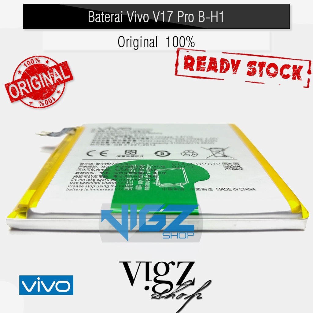 Baterai Batere Battery Vivo V17 Pro B-H1 BH1 Original 100%