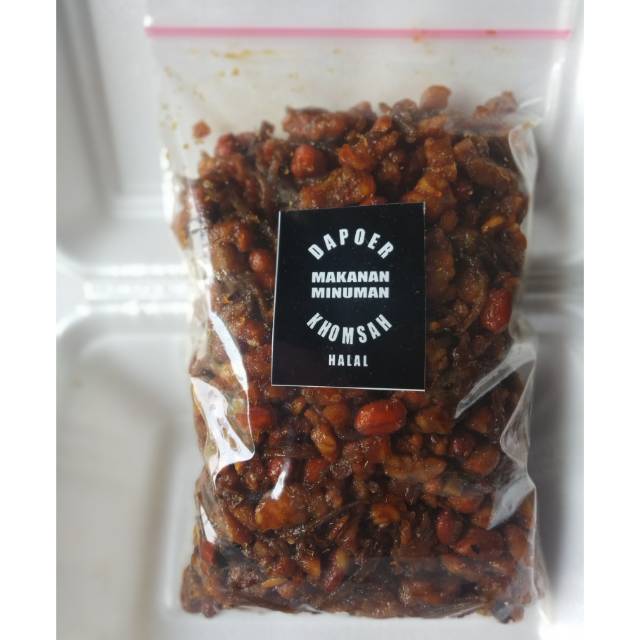 

Tempe Teri Kacang Bumbu khas Sulawesi