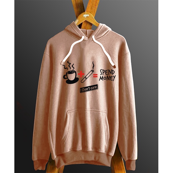 FF SWEATER HOODIE DISTRO DIGITAL SABLON BERKUALITAS BISA UNISEX KOPI ROKOK