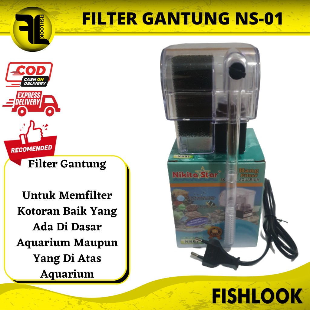 Filter Gantung Aquarium / Filter Gantung Aquascape NS 01