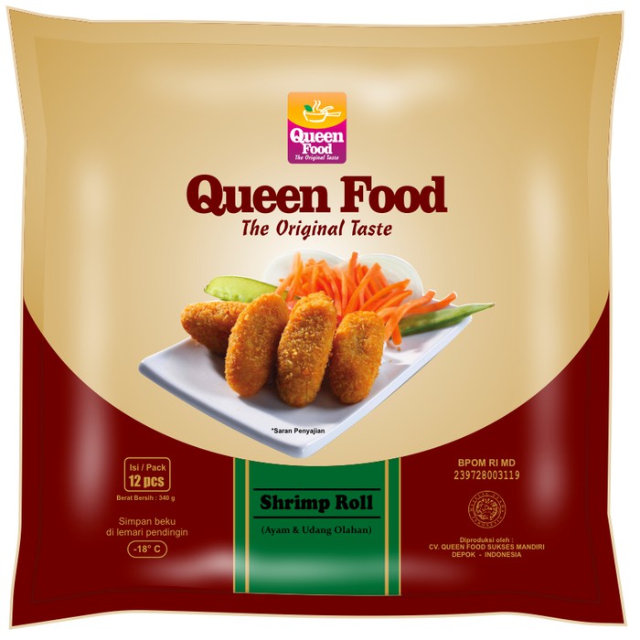 

Queen Food Shrimp Roll 310g (isi 12)