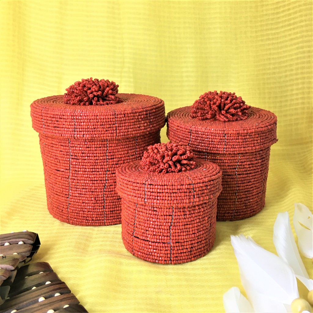 Jewelry Box Etnik Manik Monte Handmade JUMBO SIZE (SET - 3)