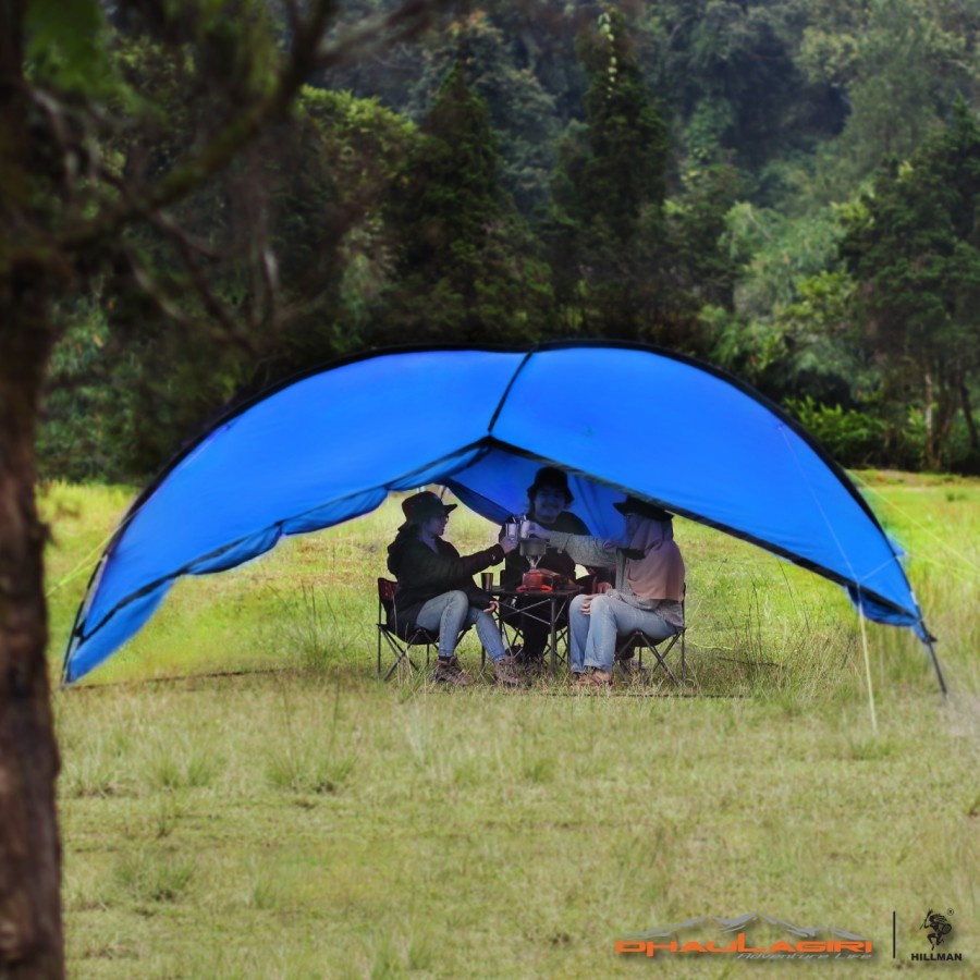 Tenda Hillman Easy Tarp Tent Camping Outdoor Hiking Tenda Pantai Masak