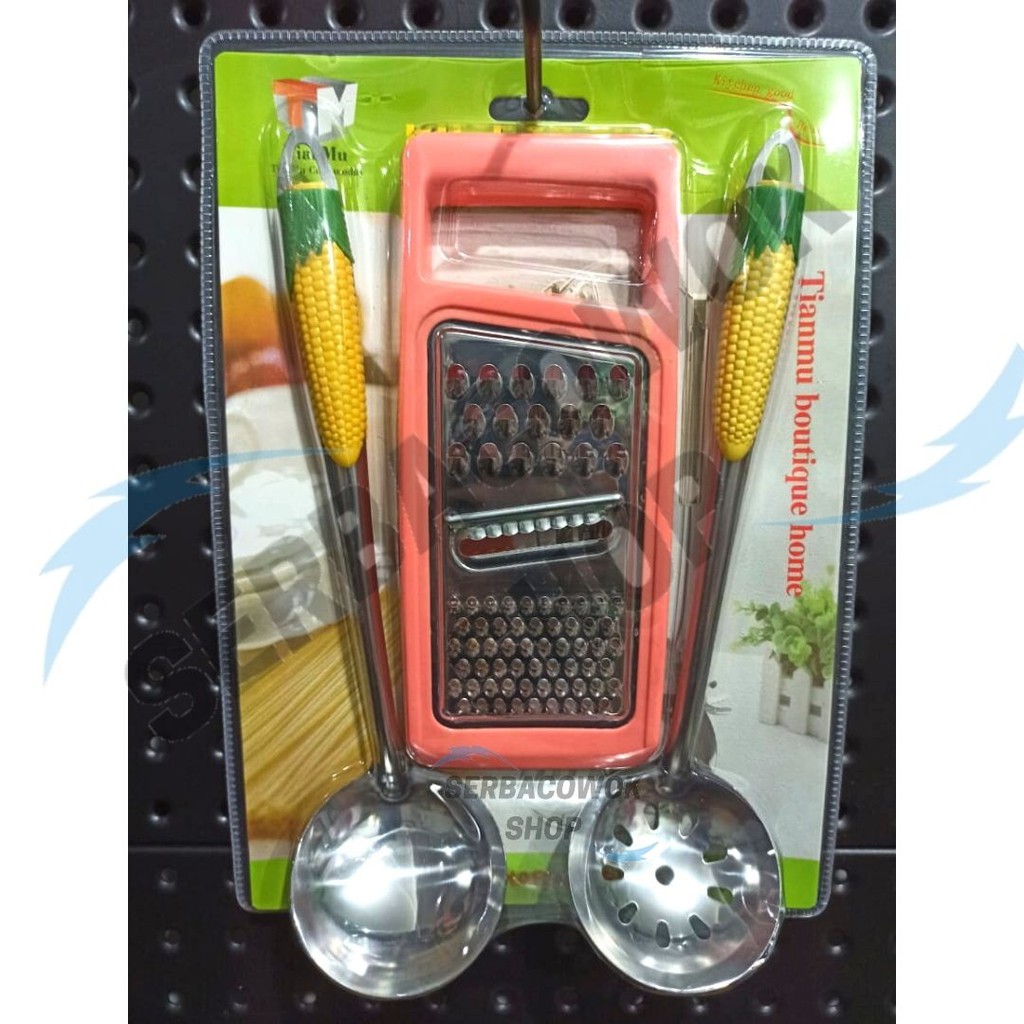 Kitchen Set Suit Peralatan Dapur 3 Pcs Alat Masak K 650 Termurah Berkualitas