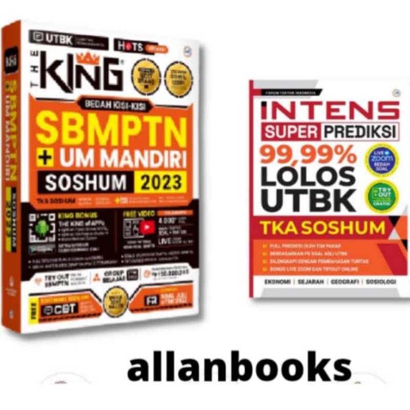 THE KING SBMPTN +UM MANDIRI SOSHUM 2022 + BONUS DRILLING UTBK SOSHUM