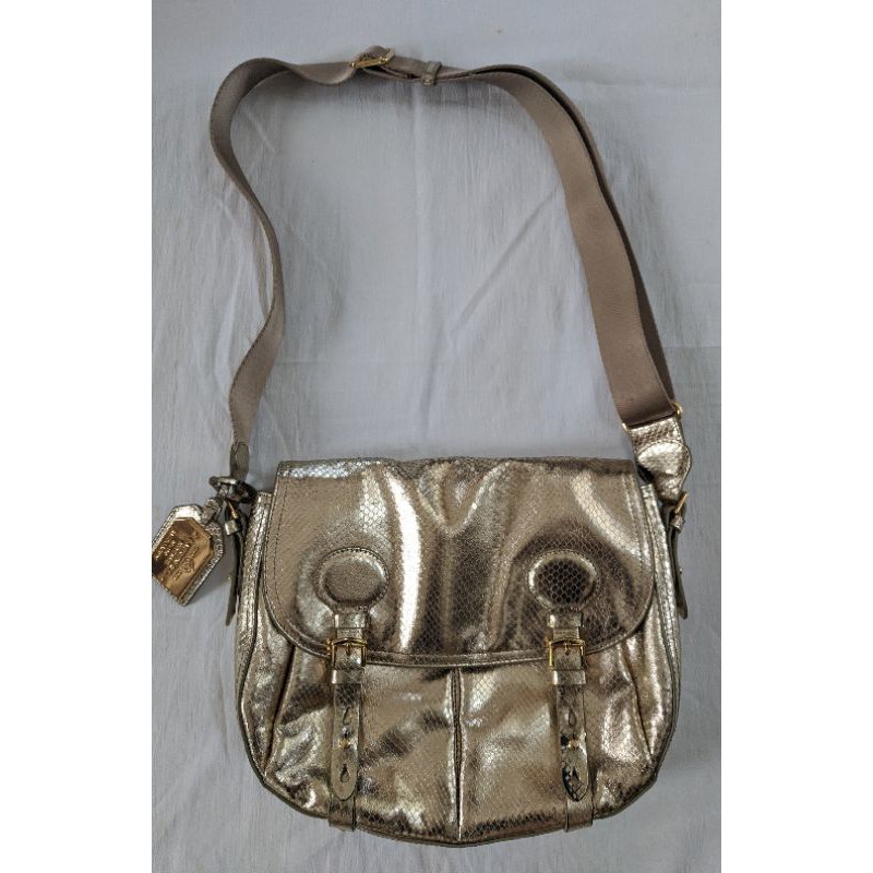 Preloved Ralph Lauren Gold Bag