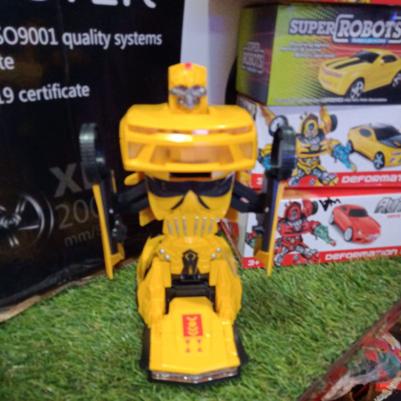 Mainan Anak Mobil Transformers Mobil Robot