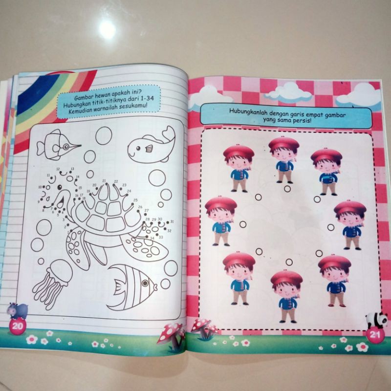 buku games book for creative dan smart kids full colour 56 halaman (21×28cm)