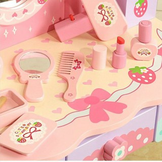 wooden toys mainan  anak  furniture meja  rias  anak  tiara 