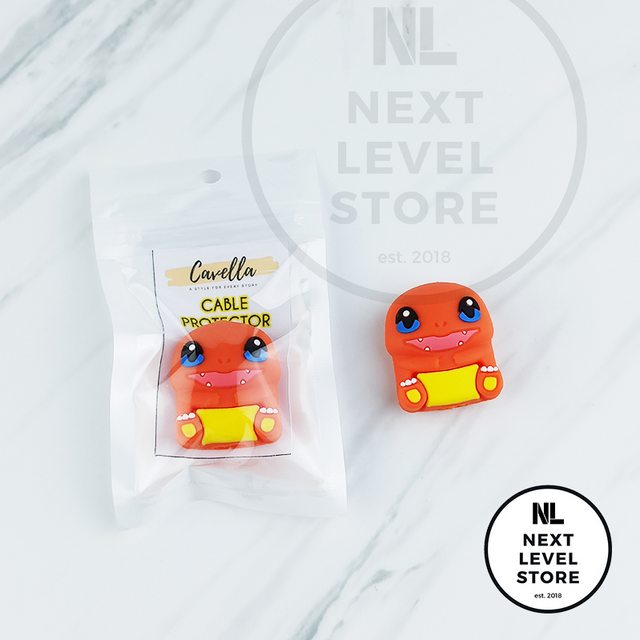 Charmander Pokemon 2D Series Cable Bite Pelindung Kabel Protection