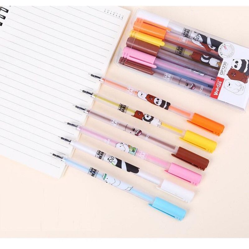 Pen Cair Bisa Hapus Magic Pena Erasable Gel by Friction We Bare Bears