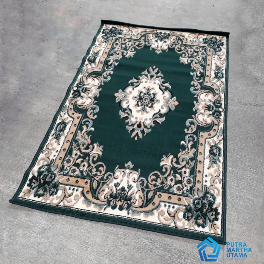 KARPET SUPER SHAMA 100X150 SS620 GREEN-1