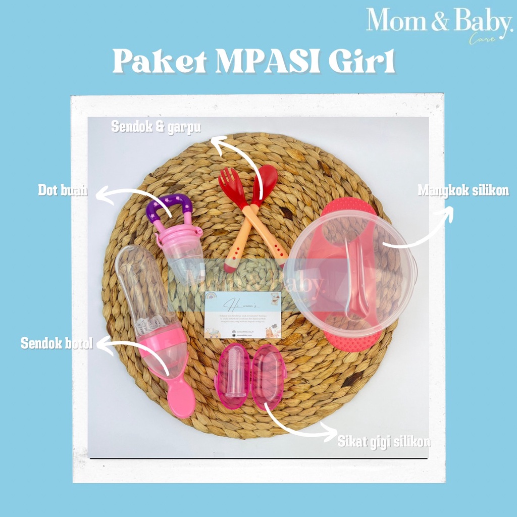 Hampers Baby Paket Mpasi Kado Bayi Feeding Set Laki Laki Perempuan Kado Bayi Peralatan MPASI alat makan bayi mangkok sendok baby feeder celemek bib hampers bayi premium unisex